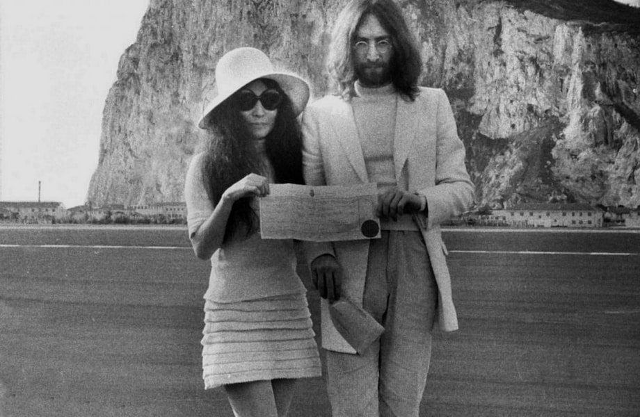 Gibraltar John Lennon Yoko Ono married