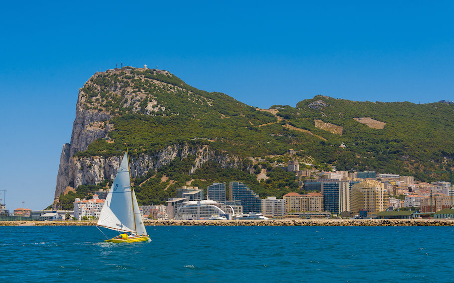 View of Rock of Gibraltar